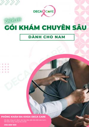 GÓI KHÁM TỔNG QUÁT NÂNG CAO CHO NAM GIỚI